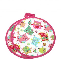 pannlapp färgglada ugglor